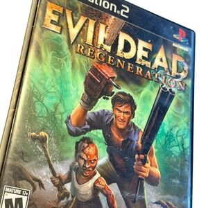 THQ Evil Dead Regeneration Sony PlayStation 2 PS2 Action Game CIB Good Condition